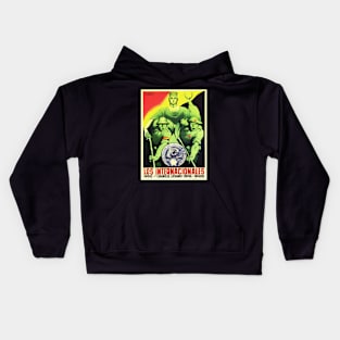 LOS INTERNACIONALES POSTER Kids Hoodie